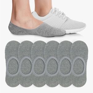 NWT Gray No-Show Socks 3-Pack